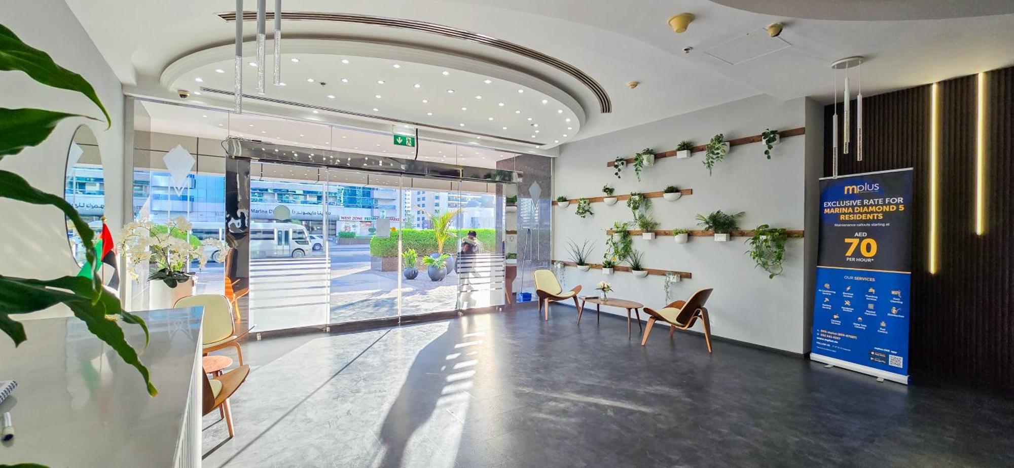 Spacious 2 Bed Apt At Marina High Floor Dubai Exterior foto